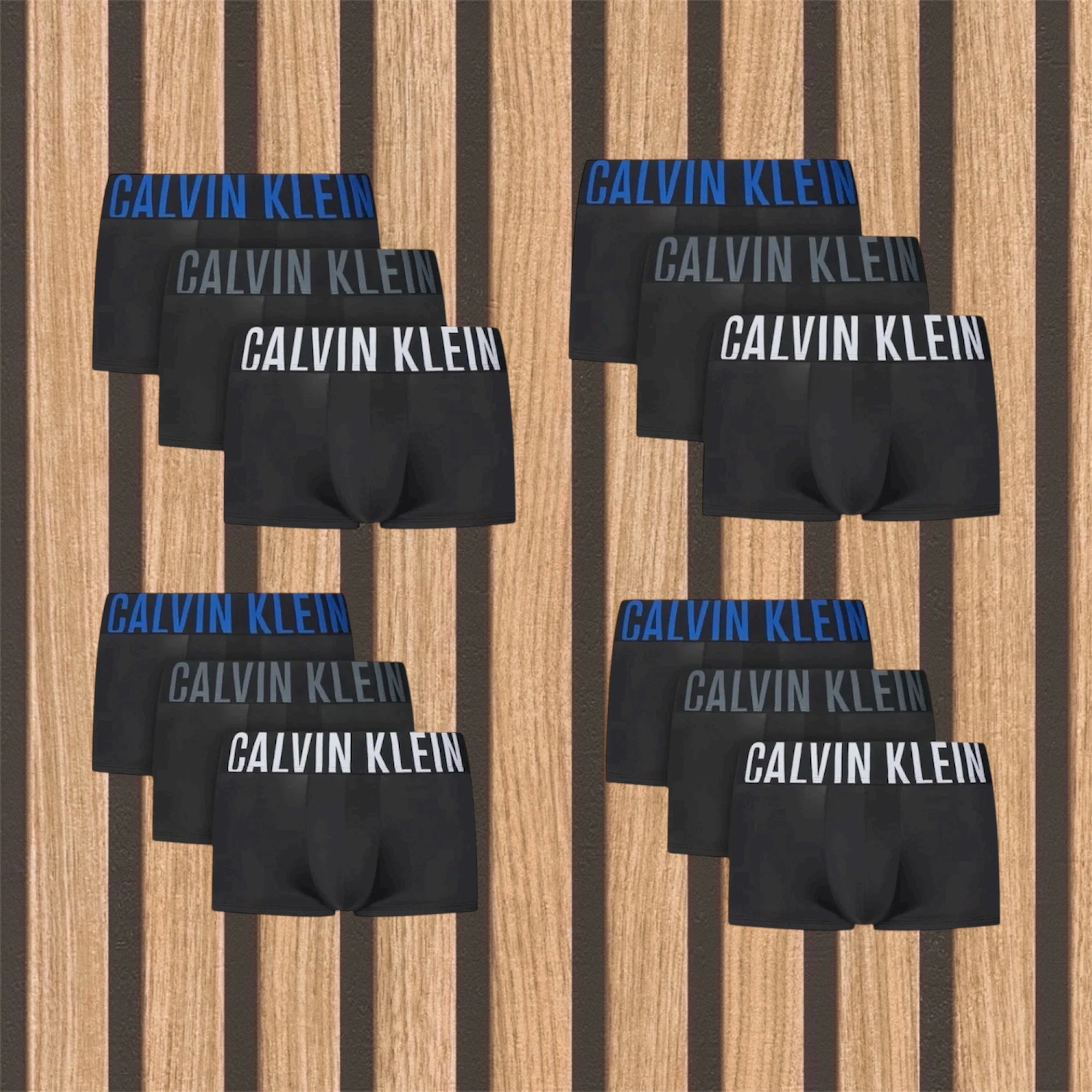 Calvin Klein πακέτο 12 ανδρικών boxer - 1062