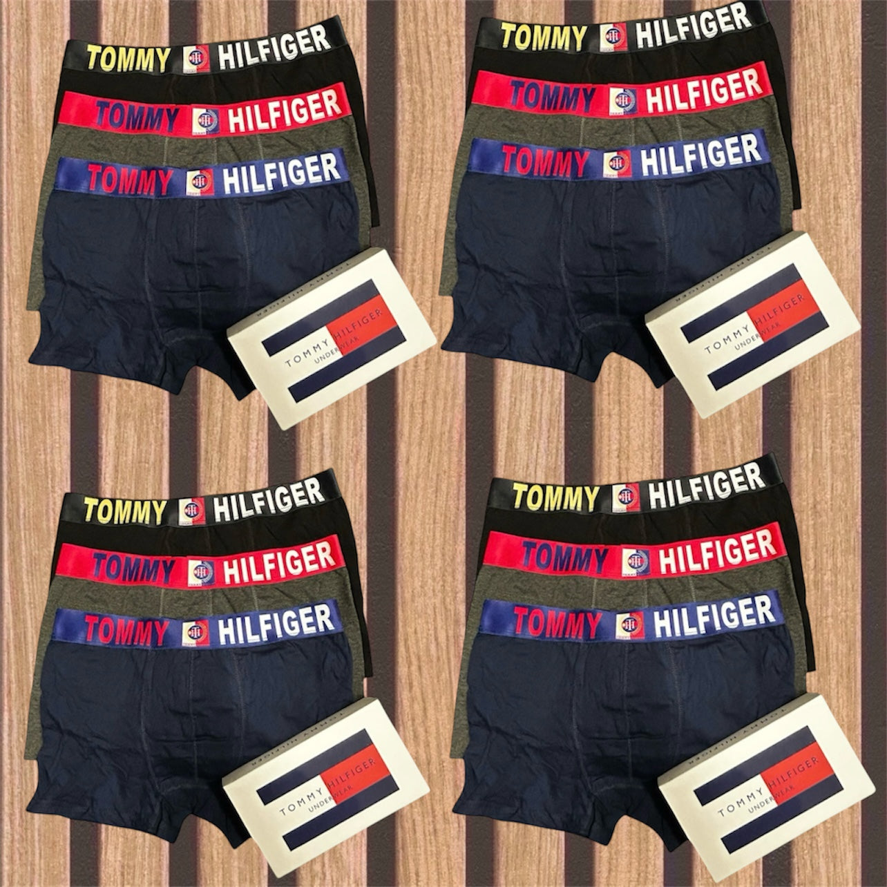 Tommy Hilfinger πακέτο 12 ανδρικών boxer - 1036