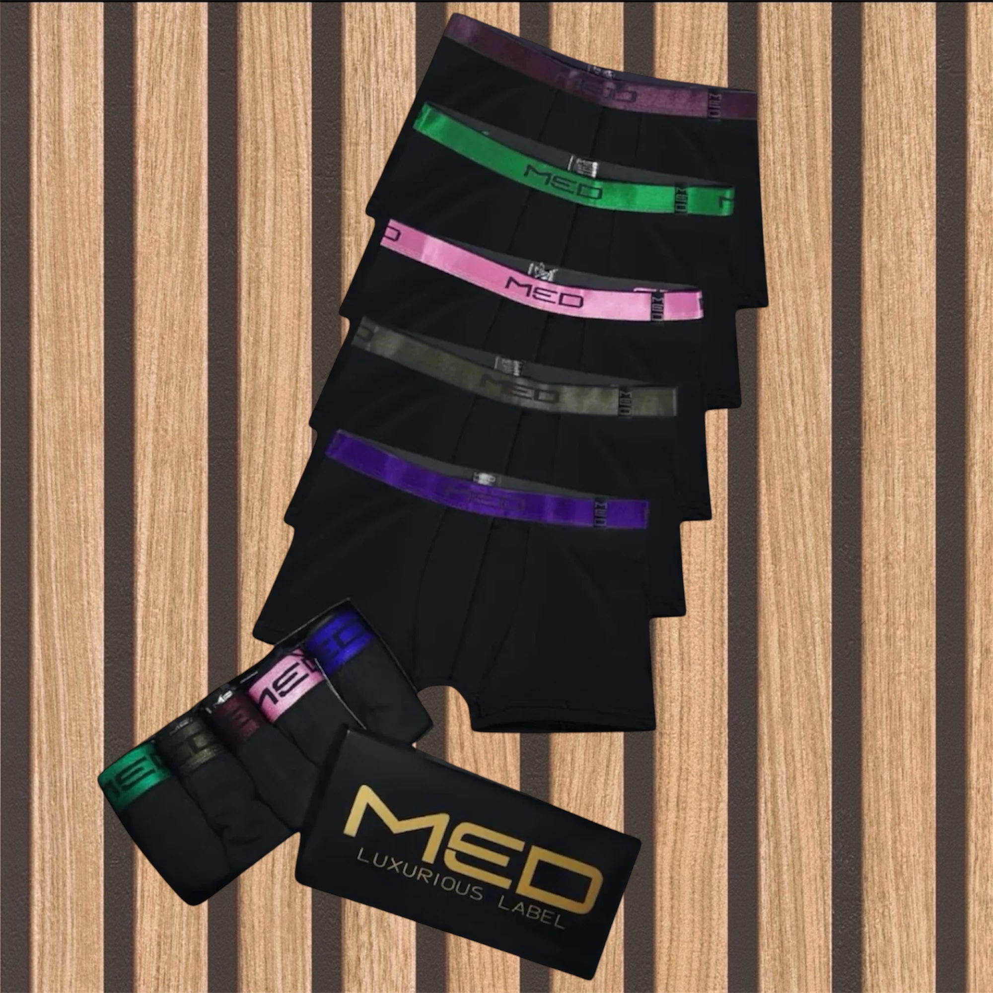 MED πακέτο 5 ανδρικών boxer - 1166