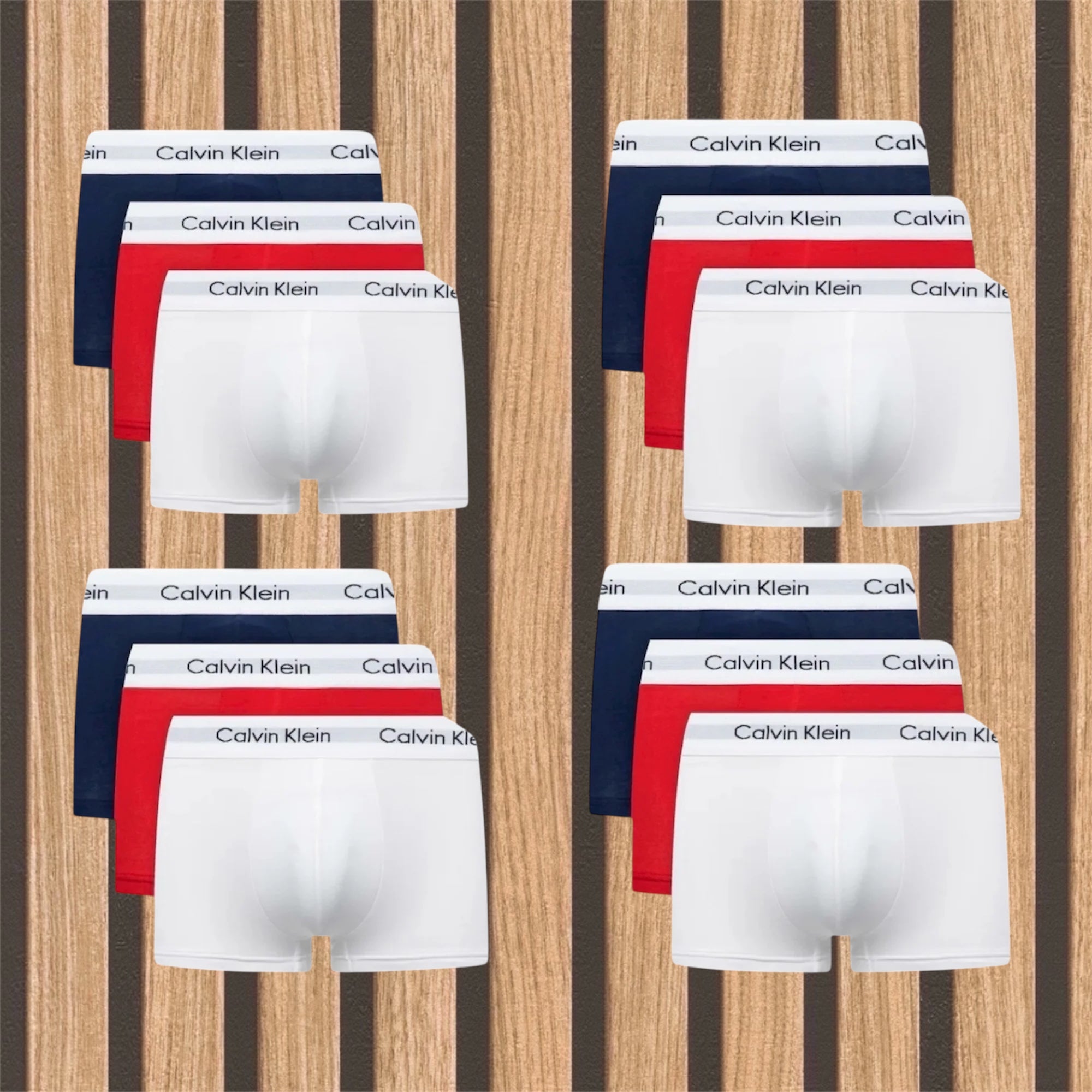 Calvin Klein πακέτο 12 ανδρικών boxer - 1061