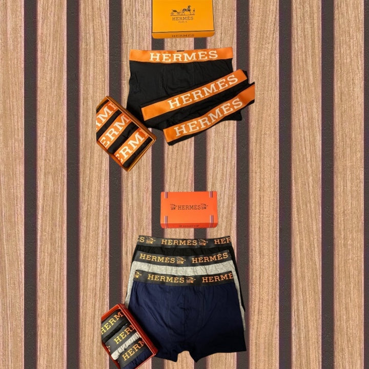 Hermes πακέτο 6 ανδρικών boxer - 1108
