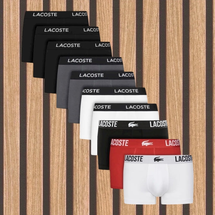Lacoste πακέτο 10 ανδρικών boxer - 1044