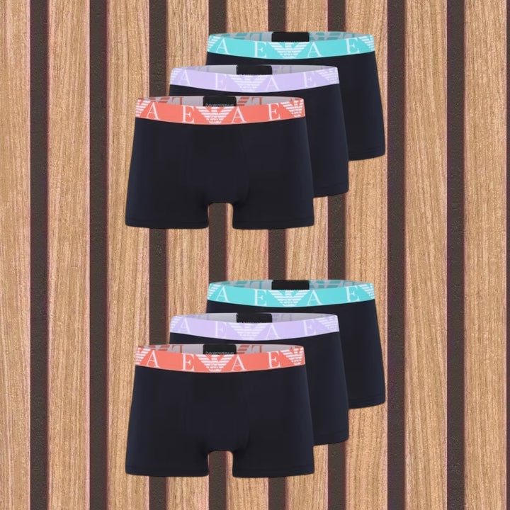 EA7 Armani πακέτο 6 ανδρικών boxer - 1105