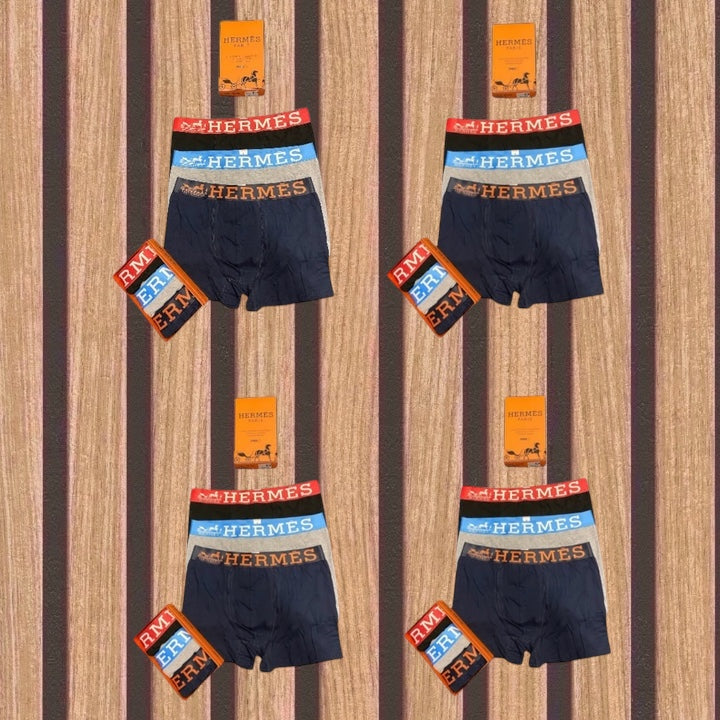 Hermes πακέτο 12 ανδρικών boxer - 1021