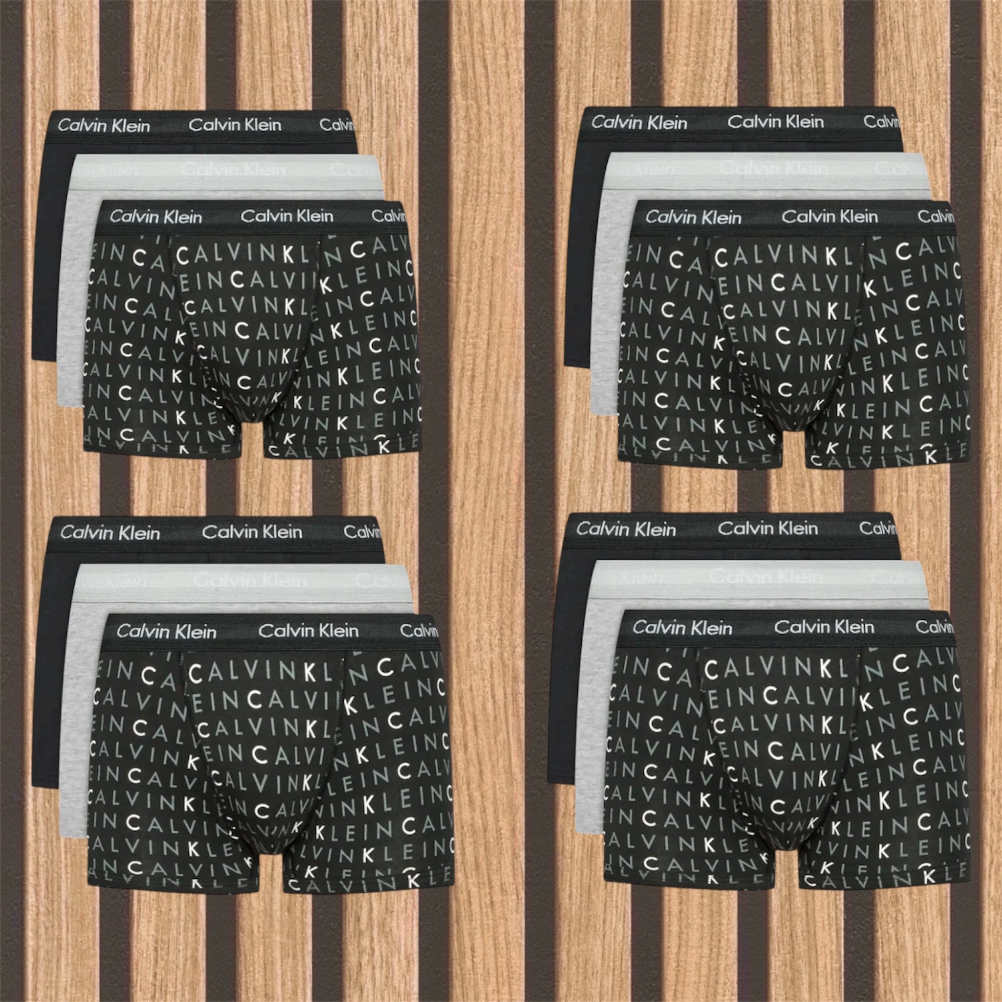 Calvin Klein πακέτο 12 ανδρικών boxer - 1060