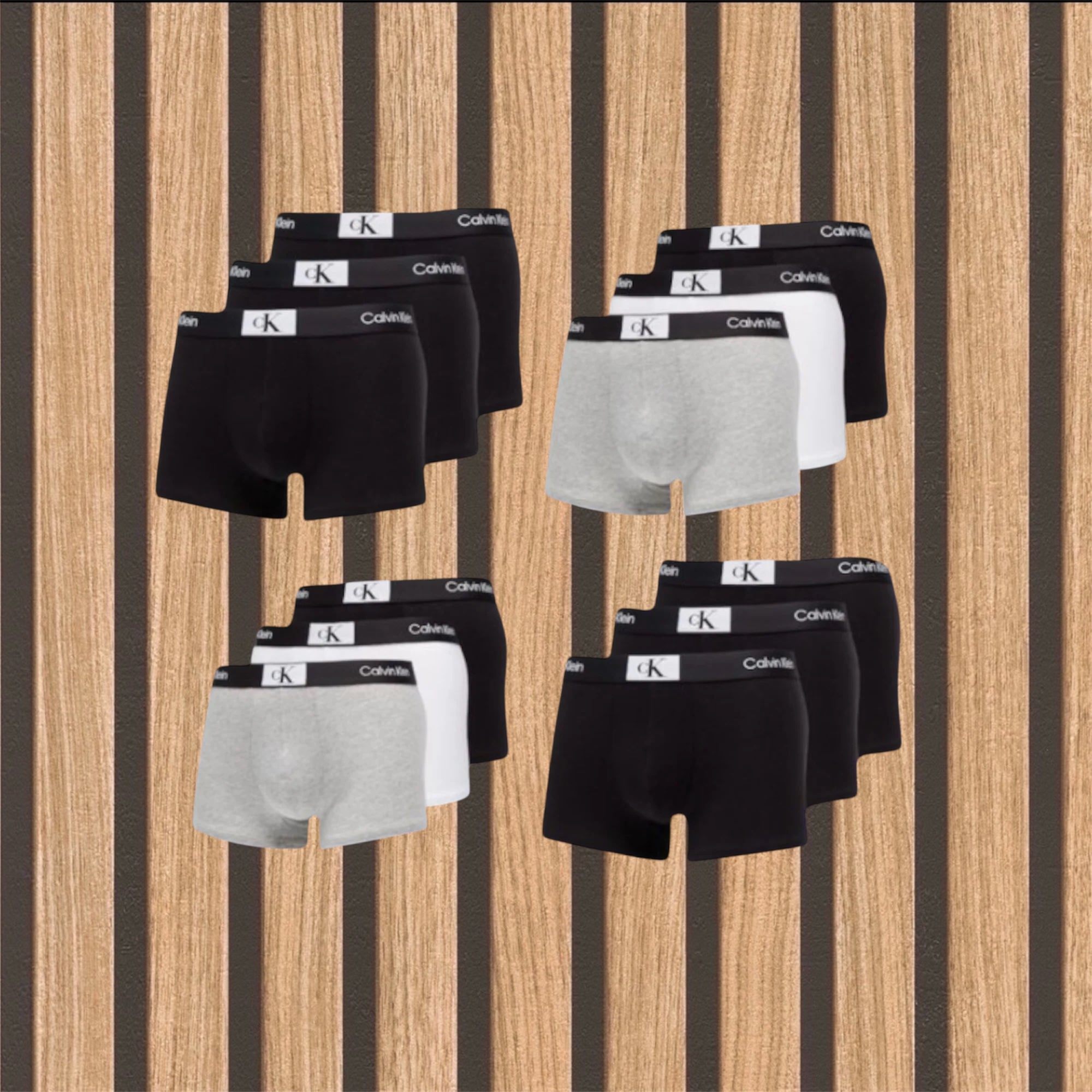 Calvin Klein πακέτο 12 ανδρικών boxer - 1075