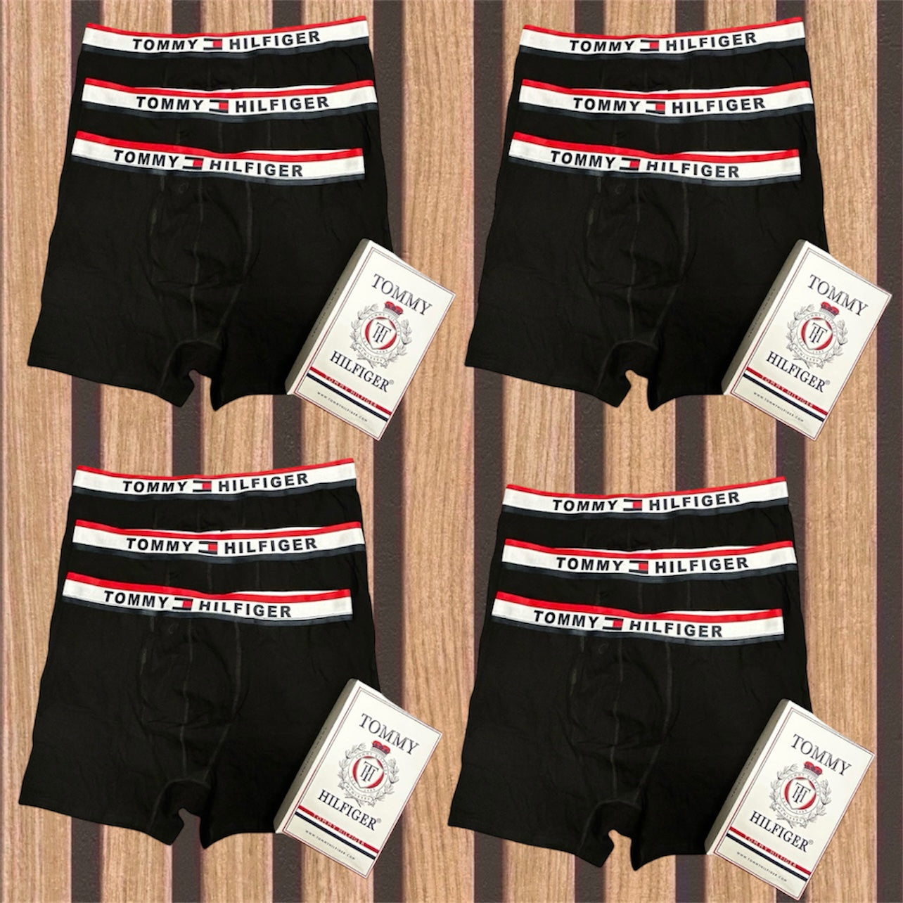 Tommy Hilfinger πακέτο 12 ανδρικών boxer - 1035