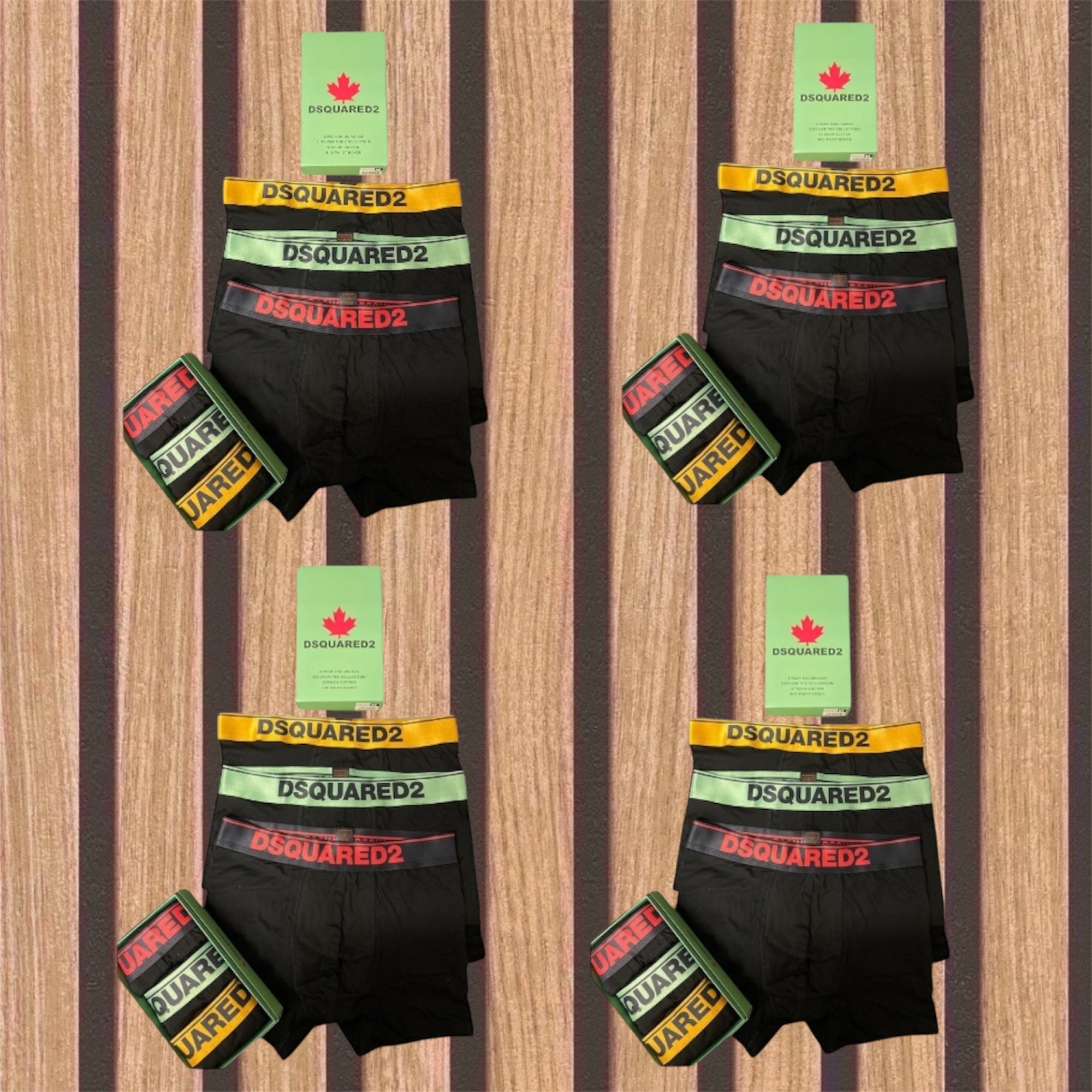 Dsquared πακέτο 12 ανδρικών boxer - 1028
