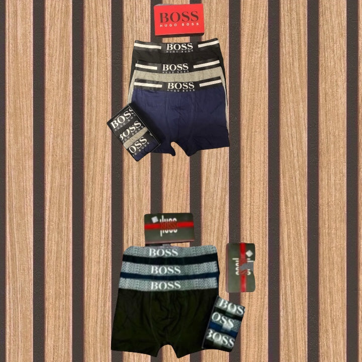 Hugo boss πακέτο 6 ανδρικών boxer - 1136