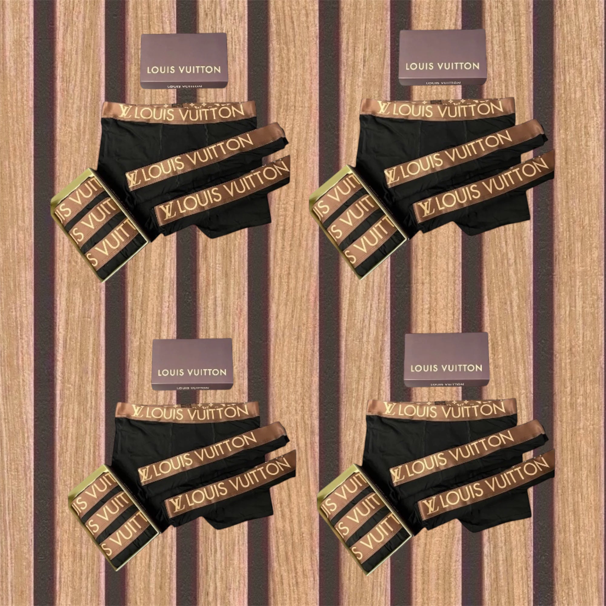 Louis Vuitton πακέτο 12 ανδρικών boxer - 1013