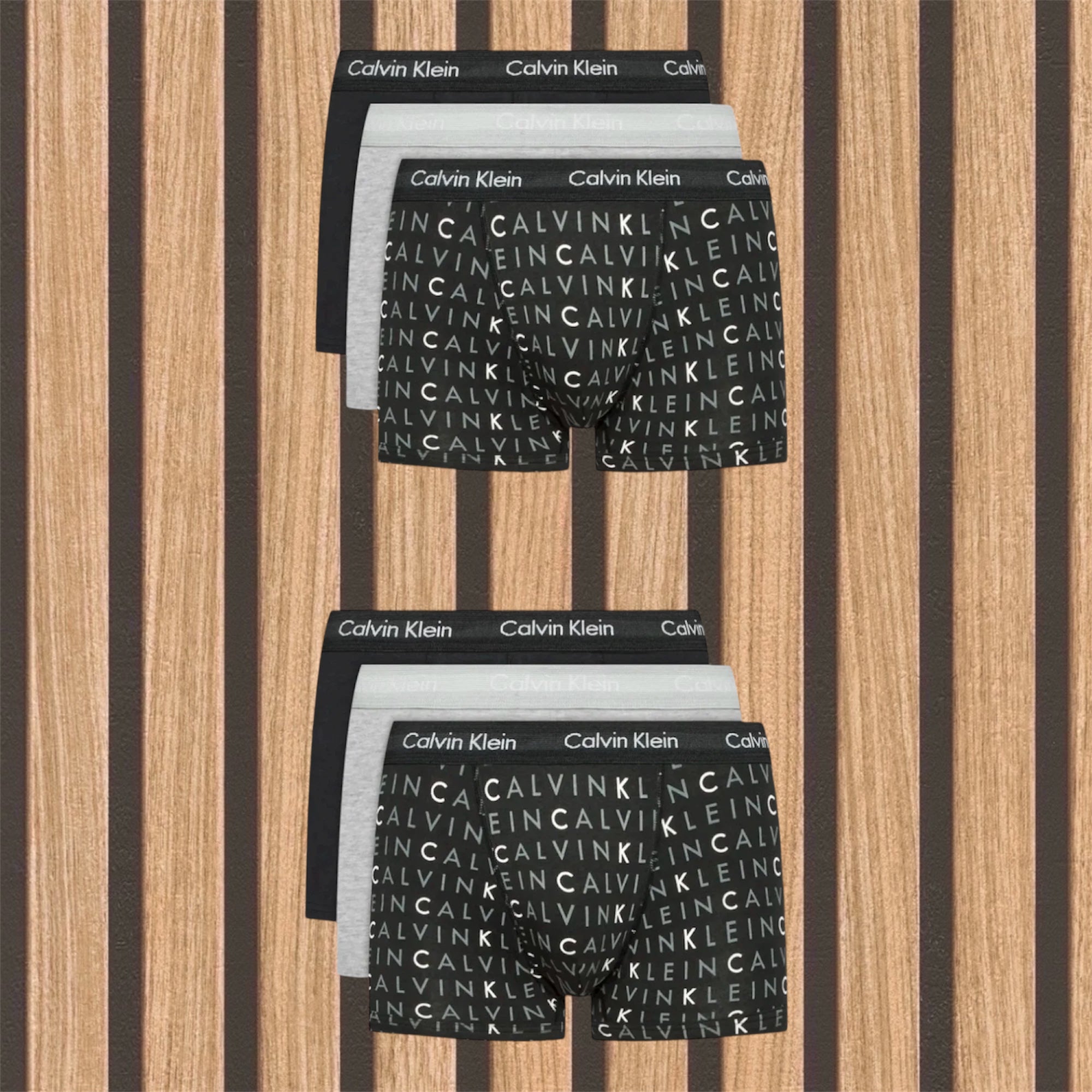 Calvin Klein πακέτο 6 ανδρικών boxer - 1151