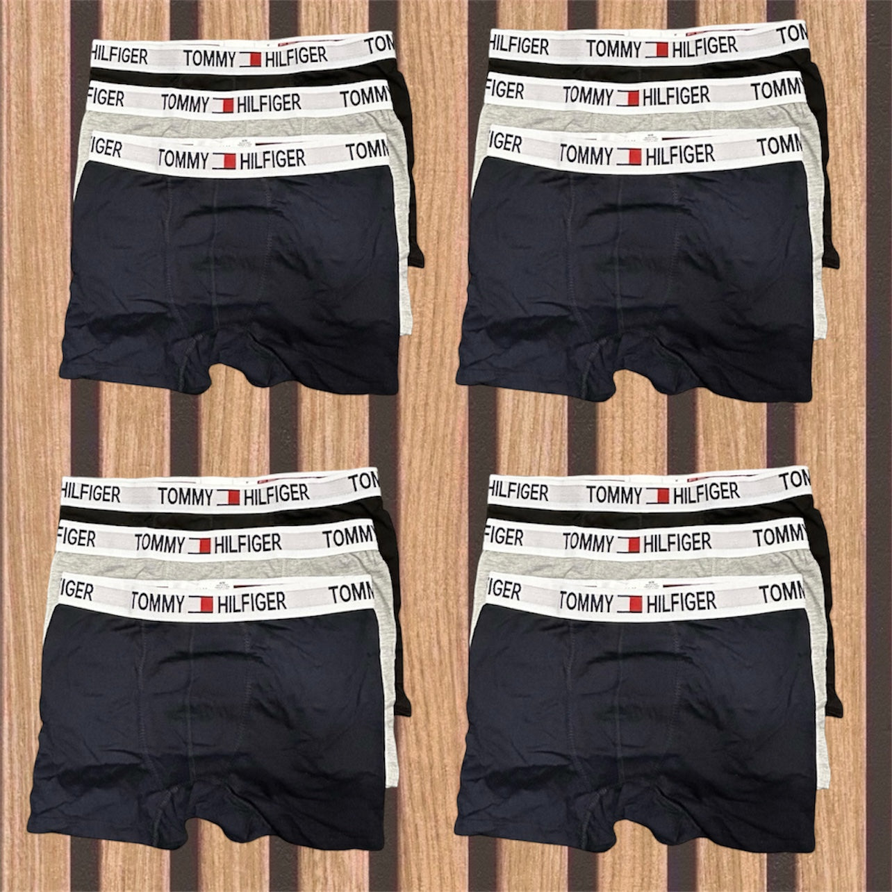 Tommy Hilfinger πακέτο 12 ανδρικών boxer - 1038