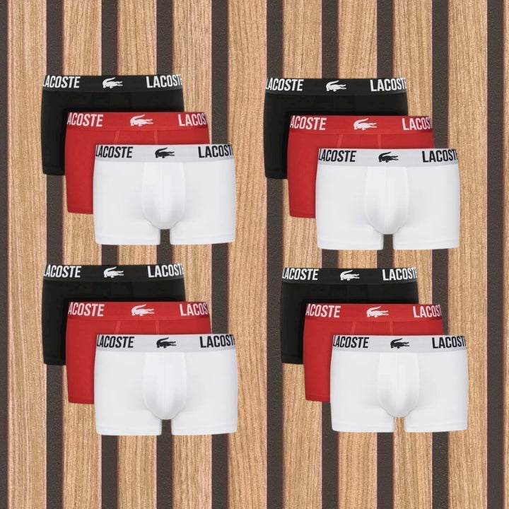 Lacoste πακέτο 12 ανδρικών boxer - 1045