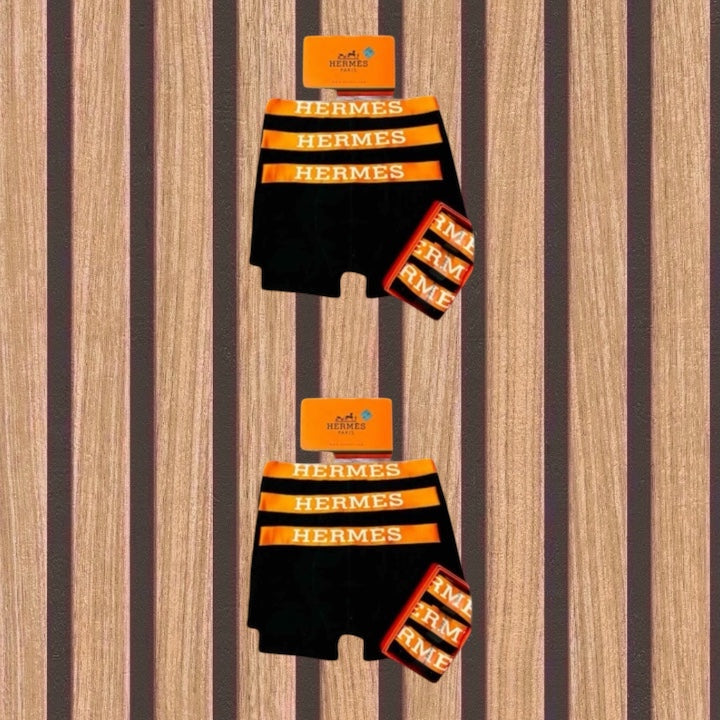 Hermes πακέτο 6 ανδρικών boxer - 1109