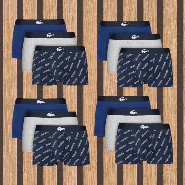 Lacoste πακέτο 12 ανδρικών boxer - 1043