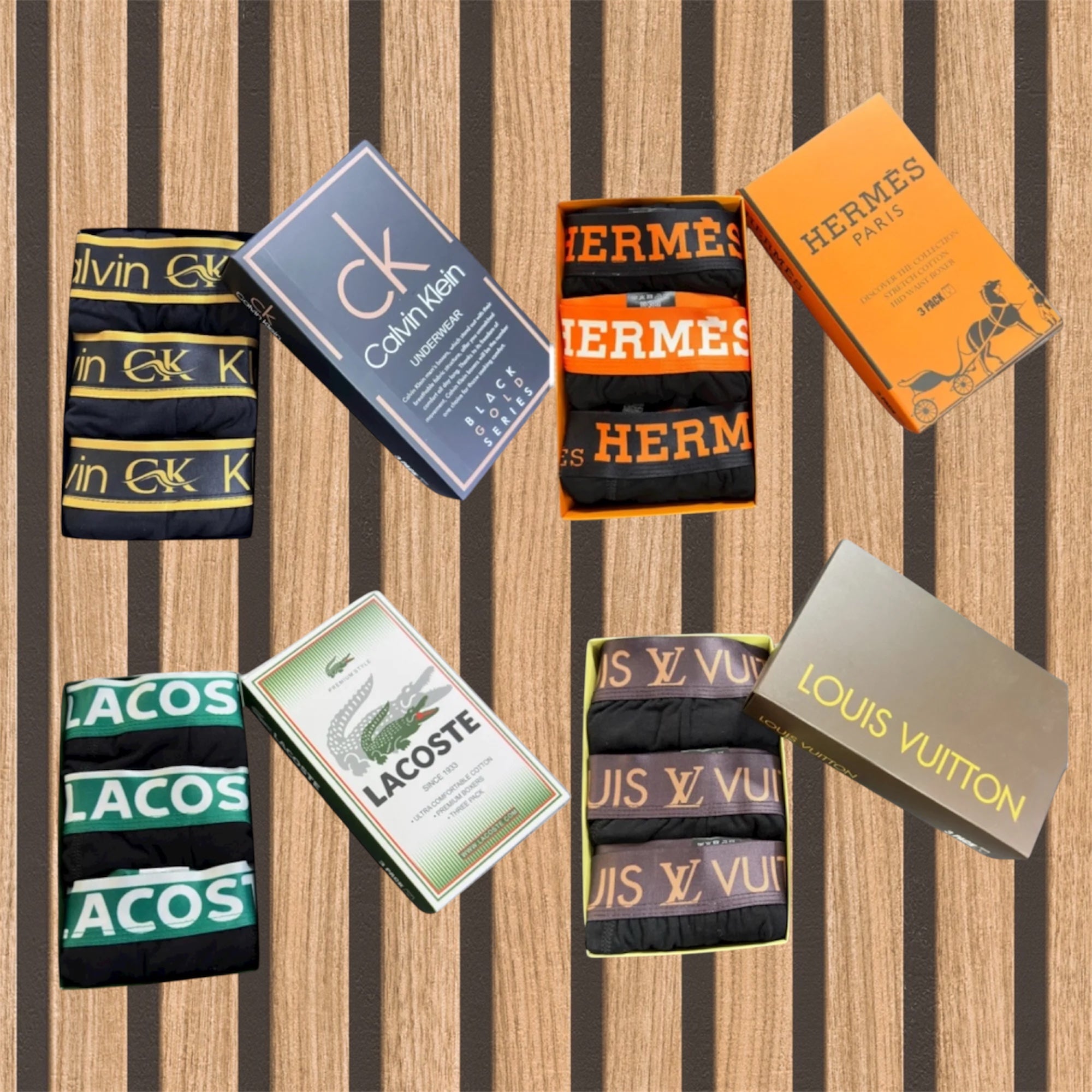 Mix 4 πακέτα 12 ανδρικών boxer - 1099