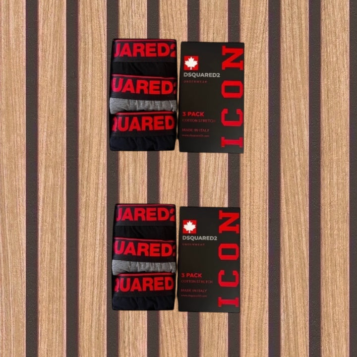 Dsquared πακέτο 6 ανδρικών boxer - 1116