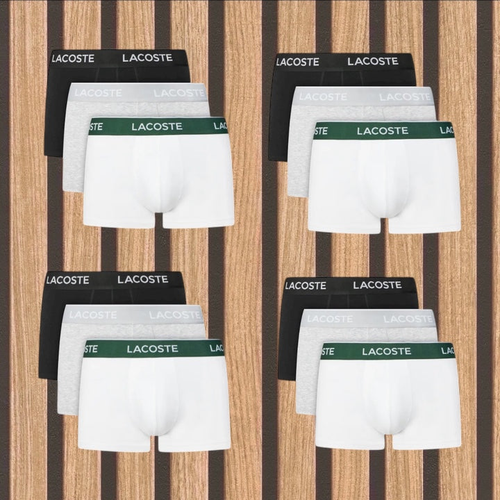 Lacoste πακέτο 12 ανδρικών boxer - 1047