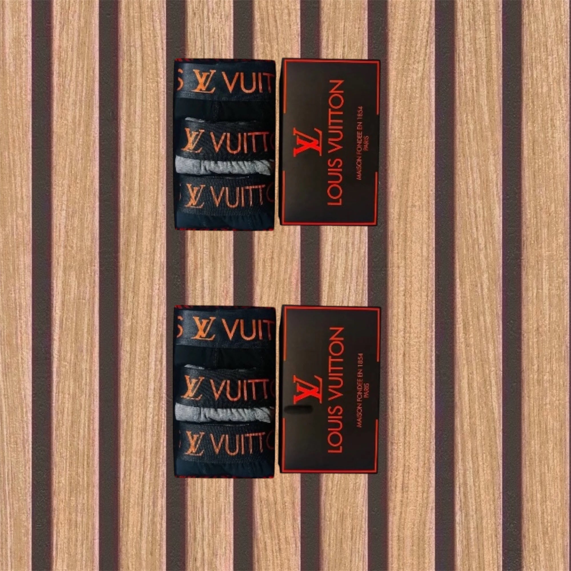 Louis Vuitton πακέτο 6 ανδρικών boxer - 1010