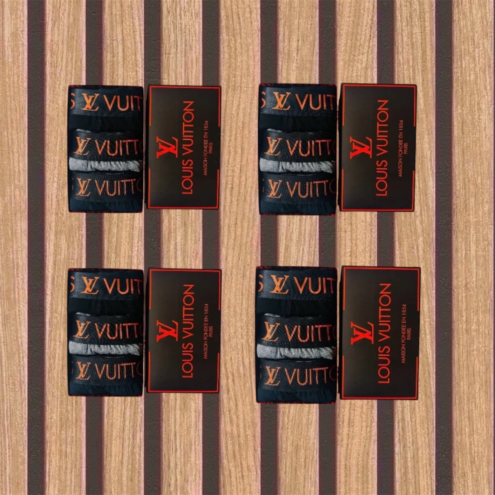 Louis Vuitton πακέτο 12 ανδρικών boxer - 1009