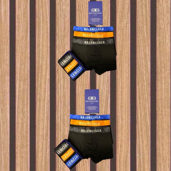 Balenciaga πακέτο 6 ανδρικών boxer - 1007